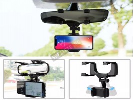 Поставка за телефон върху огледалото за обратно виждане-foto4