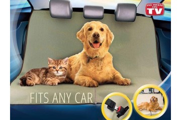 Постелка за автомобилна седалка за домашни любимци-foto3