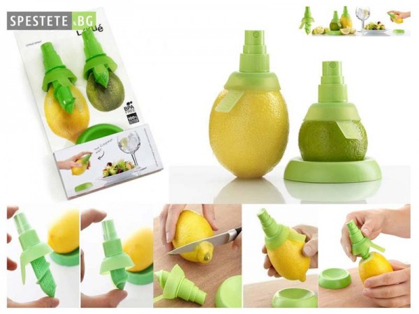 Комплект 2бр. спрей за лимонов сок и чинийка - Lemon Spray