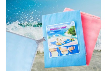 Плажна постелка незадържаща пясък-foto2