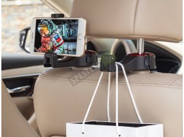Поставка за телефон и торби за задната седалка на кола