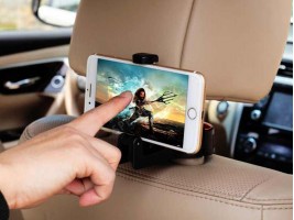 Поставка за телефон и торби за задната седалка на кола-foto3