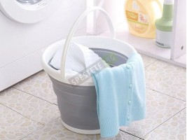 Сгъваема кофа с дръжка-foto2