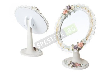 Винтидж огледало с красива рамка-foto3