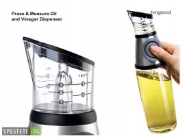 Диспенсър за олио или оцет - Press & Measure-foto2
