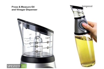 Диспенсър за олио или оцет - Press & Measure-foto2