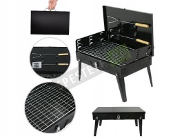 Преносимо барбекю на дървени въглища-foto3