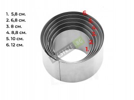 Комплект 6бр. рингове за оформяне на храна-foto4