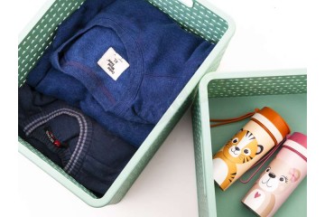 Кош с плетен дизайн-foto2