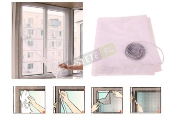 Мрежа против насекоми за прозорец-foto3