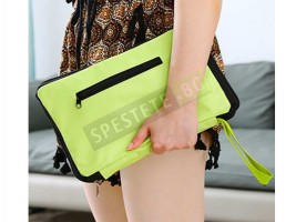 Сгъваема пазарска чанта на колелца-foto2