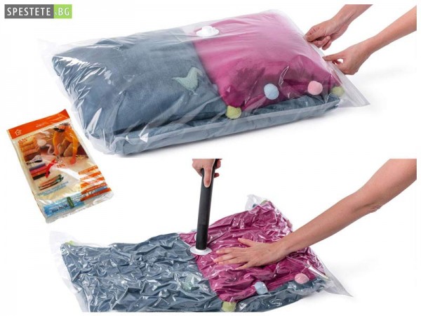 Вакуумни пликове за съхранение на дрехи