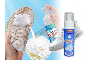Почистваща спрей пяна за бели обувки-foto2