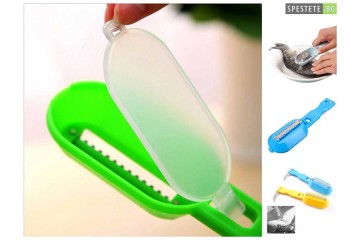 Белачка за чистене на риба с контейнер-foto4