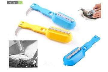 Белачка за чистене на риба с контейнер-foto3