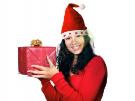 Коледна шапка със светещи звезди-foto2