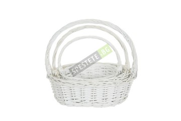 Комплект 3бр. плетени кошници-foto5