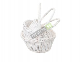 Комплект 3бр. плетени кошници-foto4