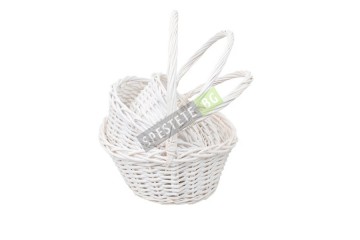 Комплект 3бр. плетени кошници-foto4