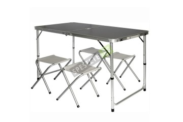 Комплект 4 стола и сгъваема маса-foto2