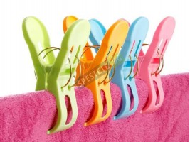 Комплект 4бр. щипки за кърпи за шезлонг-foto2