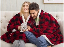 Суичър одеяло с подплата