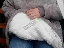 Суичър одеяло с подплата-foto10