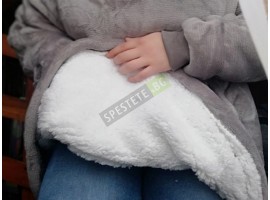 Суичър одеяло с подплата-foto10
