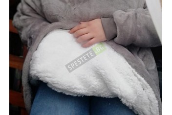 Суичър одеяло с подплата-foto10
