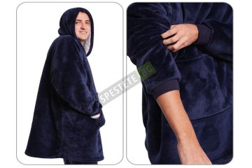 Суичър одеяло с подплата-foto9