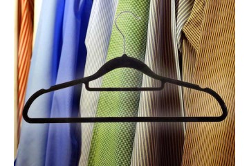 Комплект 5бр. кадифени закачалки за дрехи-foto2