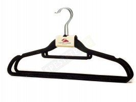 Комплект 5бр. кадифени закачалки за дрехи-foto3