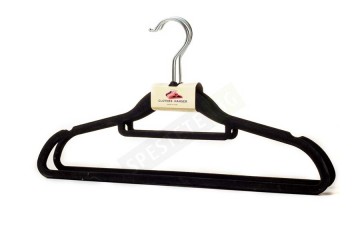 Комплект 5бр. кадифени закачалки за дрехи-foto3