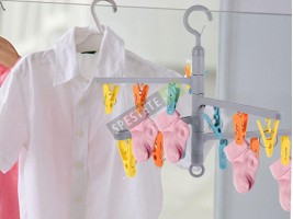 Сгъваема закачалка за дрехи-foto2