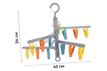 Сгъваема закачалка за дрехи-foto4