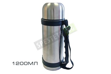 Термос с чаша и сгъваема дръжка 1.2л-foto2