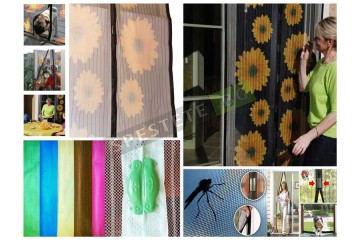 Елегантна мрежа за врата против насекоми-foto2