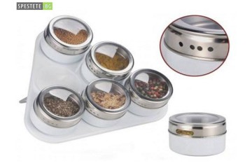 Комплект за подправки с магнитна стойка-foto2