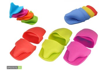 Силиконови ръкавици за горещи повърхности 2бр.-foto3