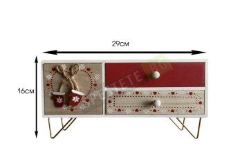 Декоративно коледно шкафче-foto4
