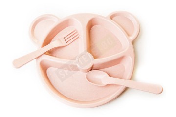 Детска чиния за хранене с отделения-foto3