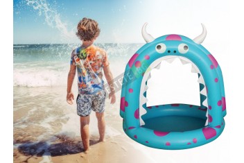 Надуваем детски басейн с навес-foto2