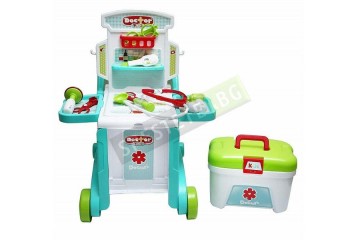 Детски лекарски комплект играчка в куфар-foto2