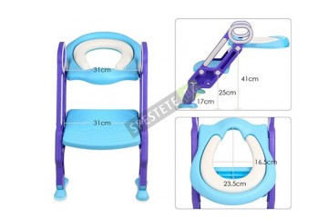 Детски тоалетен адаптер със стълба-foto5