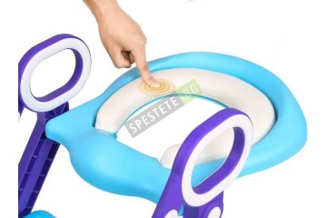 Детски тоалетен адаптер със стълба-foto3