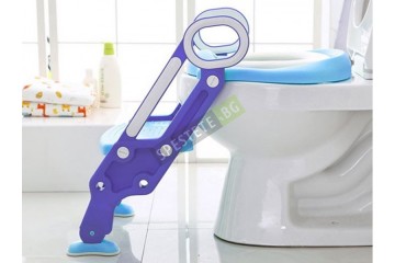 Детски тоалетен адаптер със стълба-foto2