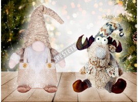 Плюшена коледна играчка