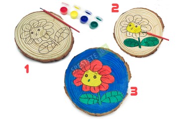 2бр. Дървена декорация за оцветяване-foto3