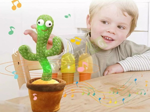 Детска играчка танцуващ кактус