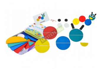 Детски образователен дървен пъзел с фигурки-foto3